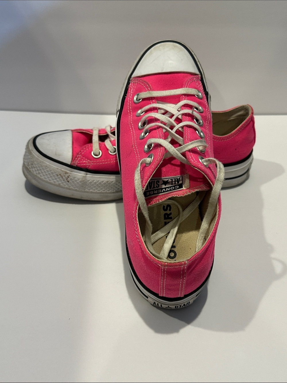 Converse Low Top Sneakers - Hot Pink